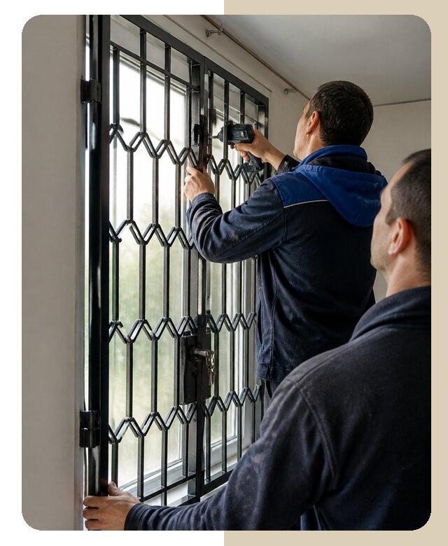 Установка распашных решеток в Богородицке цена от 6946 р. | Дверной